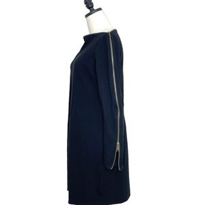 Rachel Zoe Dress Black with Zipper Detail Size 12